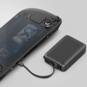 PowerBank Energea Integra Ultra 45 20000mAh kabelis USB-C PD45W pilkos spalvos - Image 8