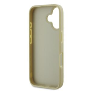 Guess GUHCP16MHG4SGD Apple iPhone 16 Plus 6.7" gold harddėklas Fixed Glitter Big 4G - Image 7