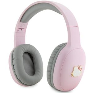 Hello Kitty Bluetooth ausinės HKBHA1BKHLMP rožinės spalvos Metal Logo