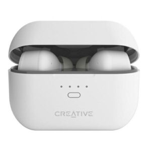 Creative ausinės belaidės Zen Air Pro baltos spalvos Bluetooth 5.3 ANC - Image 4