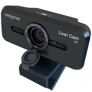 Creative internetinė kamera Sync V32K QHD juodos spalvos