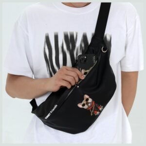 Nimmy Nerka na ramię rožinės spalvos Crossbody Glasses Cool Cat - Image 10
