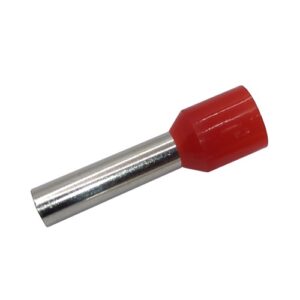 Presuojamas izoliuotas antgalis 10mm2/7AWG laidui, varis, raudonas, 100 vnt.