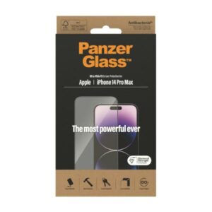 PanzerGlass Ultra-Wide Fit iPhone 14 ProMax 6,7" Screen Protection Antibacterial 2774 - Image 6