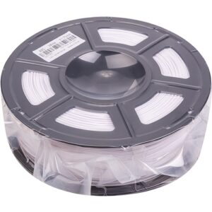 3D spausdinimo plastikas ABS, 1.75mm, 1kg, baltas