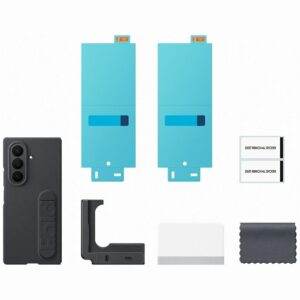 Dėklas Samsung Silicone Dėklas skirtas Galaxy Z Fold7 juodos spalvos - Image 6