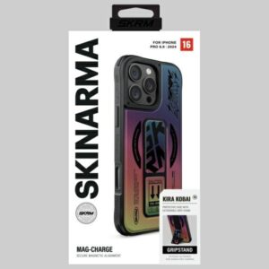 Skinarma dėklas Kira Kobai Apple iPhone 16 Pro Max 6.9" Magnetic Charging Grip Stand hologram - Image 6