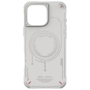 Skinarma dėklas Mecha Apple iPhone 16 Pro Max 6.9" Magnetic Charging light grey - Image 4