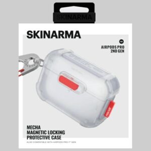 Skinarma dėklas Mecha AirPods Pro 2 frost - Image 7