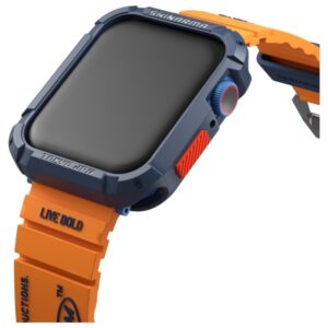 Skinarma apyrankė Shokku Apple Watch 45/44/42mm oranžinės spalvos - Image 4