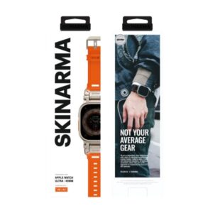 Skinarma apyrankė Titon Apple Watch Ultra 49mm oranžinės spalvos - Image 4
