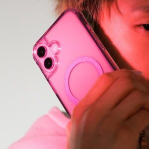 Skinarma dėklas Saido Apple iPhone 16 6.1" Magnetic Charging rožinės spalvos - Image 7