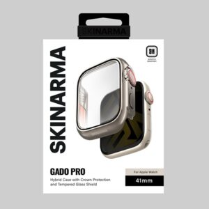 Skinarma dėklas Gado Pro Apple Watch 41mm titanium - Image 3