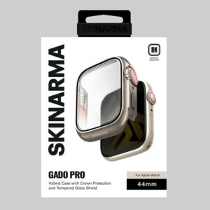 Skinarma dėklas Gado Pro Apple Watch 44mm titanium - Image 3