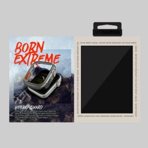 Skinarma dėklas Gado Pro Apple Watch 44mm titanium - Image 5