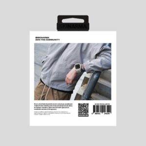 Skinarma apyrankė+Dėklas Mecha 2in1 Apple Watch 49mm light gray - Image 5