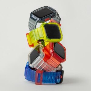 Skinarma apyrankė+Dėklas Saido 2in1 Apple Watch 45/44mm skaidrus - Image 6