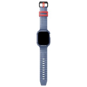 Skinarma apyrankė+Dėklas Saido 2in1 Apple Watch 45/44mm dark blue - Image 3