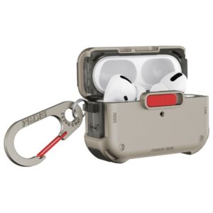 Skinarma dėklas Mecha AirPods Pro 2 titanium - Image 3