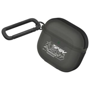 Dėklas Skinarma Kinzoku skirtas AirPods 4 juodos spalvos
