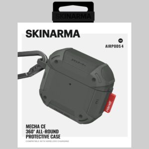 Dėklas Skinarma Mecha CE skirtas AirPods 4 olive - Image 6