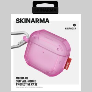 Dėklas Skinarma Mecha CE skirtas AirPods 4 fuchsia - Image 6