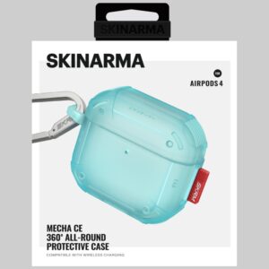 Dėklas Skinarma Mecha CE skirtas AirPods 4 turquoise - Image 6