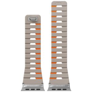 Apyrankė Skinarma Gemini for Apple Watch 49/46/45/44 mm pilkos spalvos - Image 3
