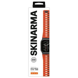 Apyrankė Skinarma Gemini for Apple Watch 49/46/45/44 mm oranžinės spalvos - Image 4