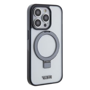 Tumi TUHMP15LSSFC Apple iPhone 15 Pro 6.1"baltos spalvos hardcase Transparent Ring Stand Magsafe - Image 5