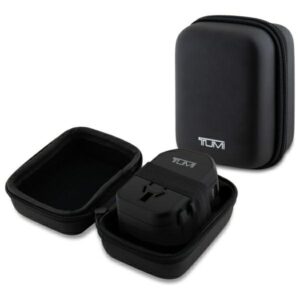 TUMI TUTA20WMSLK Travel Adapter 20W USB-C / 2xUSB-A juodos spalvos