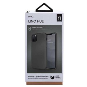 UNIQ dėklas Lino Hue Apple iPhone 11 Pro Max pilkos spalvos - Image 3