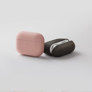UNIQ dėklas Lino AirPods ProSilicone juodos spalvos - Image 4