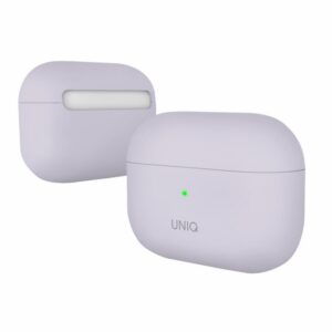 UNIQ dėklas Lino AirPods ProSilicone llevandų spalvos - Image 2