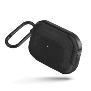 UNIQ dėklas Valencia AirPods Pro juodos spalvos Antimicrobial