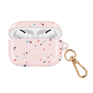 UNIQ dėklas Coehl Terrazzo AirPods Pro rožinės spalvos