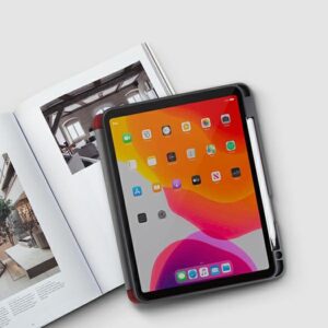 UNIQ dėklas Transforma Rigor Apple iPad Air 10,9" (2020) pilkos spalvos Antimicrobial - Image 4