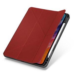 UNIQ dėklas Transforma Rigor Apple iPad Air 10,9" (2020) raudonos spalvos Antimicrobial