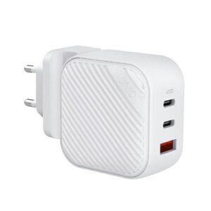 UNIQ laidinis įkroviklis Verge Pro 66W Gan USB-C baltos spalvos - Image 4