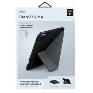 UNIQ dėklas Transforma Apple iPad Pro 11" (2021/2020) Apple iPad Air 10.9" (2022/2020) Antimicrobial juodos spalvos - Image 6