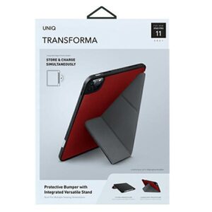 UNIQ dėklas Transforma Apple iPad Pro 11" (2021/2020) Apple iPad Air 10.9" (2022/2020) Antimicrobial czerwony/coral red - Image 6