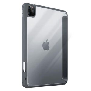 UNIQ dėklas Moven Apple iPad Pro 12,9" (2021) Antimicrobial pilkos spalvos - Image 4