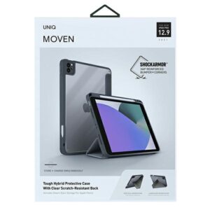 UNIQ dėklas Moven Apple iPad Pro 12,9" (2021) Antimicrobial pilkos spalvos - Image 10