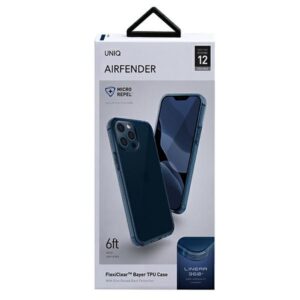 UNIQ dėklas Air Fender Apple iPhone 12 Pro Max 6,7" mėlynos spalvos - Image 6