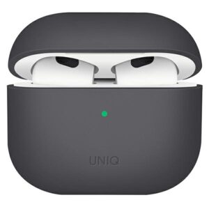 UNIQ dėklas Lino AirPods 3 gen.Silicone pilkos spalvos