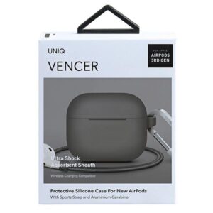 UNIQ dėklas Vencer AirPods 3 gen.Silicone rudos spalvos - Image 7
