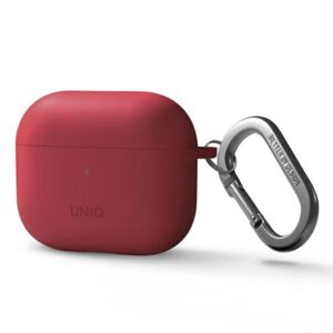 UNIQ dėklas Nexo AirPods 3 gen + Ear HooksSilicone raudonos spalvos - Image 2