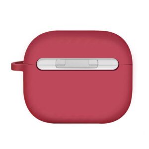 UNIQ dėklas Nexo AirPods 3 gen + Ear HooksSilicone raudonos spalvos - Image 3