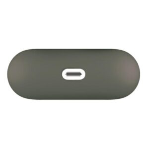 UNIQ dėklas Lino AirPods ProSilicone pilkos spalvos moss - Image 5