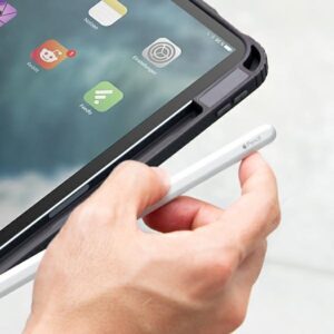 UNIQ dėklas Moven Apple iPad Air 10.9" (2022/2020) Apple iPad Air 11" (2024) Antimicrobial pilkos spalvos - Image 4